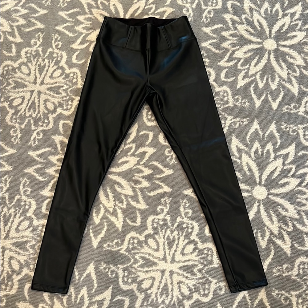 Hunter and Brown  Faux Leather High waisted Leggings